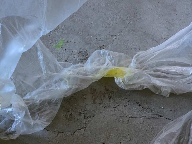 plastik cor bening tebal